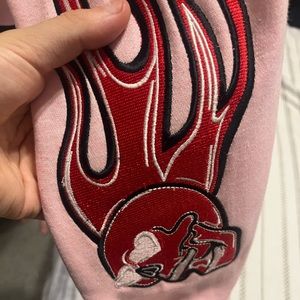 Silica Brand Skull Flame Hoodie